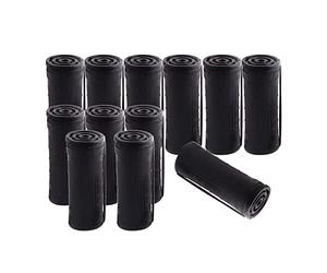 Sunerzenor Cold Wave Perm Rods Rodillos para Permanente de Cabello Ondulado Plástico Resina con Bandas para Hacer Rizos Atractivos Adecuado para Estilism, 12 piezas 3,0 m