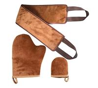 Sunerzenor Corporal Autobronceadora para Espalda, Loción Aplicadora, Crema, Guantes para Mousse, Marrón