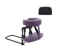 Sunerzenor Home Pillow con Soporte Ajustable para Cabeza Y Manos Fabricado en PU Cuero Y Esponja Firme Función Ergonómica para Masaje Y Cuidado Facia, Violeta, tal como se describe