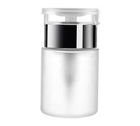 Sunerzenor Remover Recipiente Dispensador Transparente Botella Vacía de Plástico Resistente Tapa Bloqueable Anticorrosión Almacenamiento de Líquido Adecuado para, 50 ml