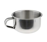 Sunerzenor Taza/bol para Brocha de Afeitar de Acero Inoxidable de 8 Cm para Barbero