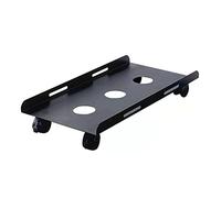 SUNESA Soporte de CPU Stand CPU Metal Hollow Coading PC Tower Stand Stand Home Office Host Mobile Host Chassis Rack with Wheels Soporte para Torre de PC