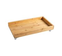 SUNESA Soporte de CPU UPC Soporte Ordenador Personal Carro de Madera UPC Torre del Titular,UPC Stand Mobile Desktop Tower, con Deflector, con 4 Ruedas de Ruedas Soporte para Torre de PC