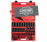 Sunex 2568 1/2-Inch Drive SAE Master Impact Socket Set, 43-Piece by Sunex International