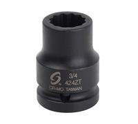 Sunex 424zt - Enchufe de impacto de pared delgada de 3/4 pulgadas de 12 puntos