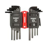 Sunex 98526L SAE/Metric - Juego de llaves hexagonales de brazo largo de 26 piezas