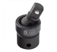 SUNEX TOOLS 2300, unidad de 1,27 cm, junta de impacto universal, acero Cr-Mo, diseño de esquina radial, flexible, cumple con las normas ANSI