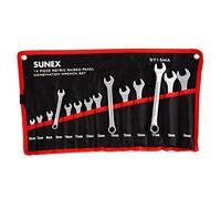 Sunex Tools 9715A - Juego de llaves combinadas de panel elevado métrico, 14 piezas