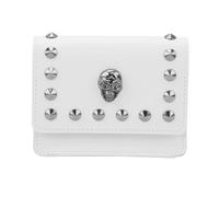 SUNFECILI Estuche de Transporte de Protección para Telémetro Estuche de Transporte Elegante para Telémetro de Golf Estuche de Transporte de Protección con Remaches de Telémetro Blanco