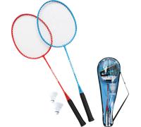 Sunflex sport matchmaker 2 badmintonset mit 2 modernen schlägern und 2 federbällen in praktischer nylontragetasche