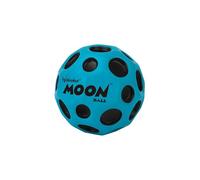 Sunflex® Waboba® Moon Ball Azul | Springball | Pelota de Goma Saltando | Juego | Cráter Que Produce Sonido Chillón | Fácil de Agarrar | Flummies para Niños