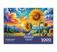 Sunflower 1000 Pezzi Puzzle Décoration De La Maison FAI Da Te, Intrattenimento Creativo, Divertimento Idea Regalo Uomo E Donna Bambini Da 14 Anni E Più 70x50cm/1000pcs