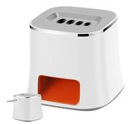 Sunflower Core Peeler Machine, Portable Melons Seed Apener Gadget, Automatic Sunflower Seed Peeling Tool, Compact Sunflower Seed Opener 2,95 x 2,76 x 3,23" for Home, Kitchen (White, Dark Blue)