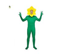 Sunflower Costume Adult Men Fancy Dress with Yellow And Green Flower Costume Jumpsuit Funny Role Play Party High Quality/YY