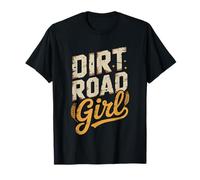 Sunflower Country Girl Rural Identity Raised Dirt Roads Road Camiseta