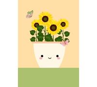 Sunflower Days Notebook: Cute College Ruled Journal for Notes, Writing, School & Work | 120 Pages | Cute Flower Collection Sunshine and Sunflower