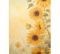 Sunflower Dreams - Writing Journal: 90GSM, Ruled, Paperback.