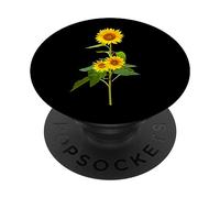 Sunflower Flower Garden Yellow Girasol Flor Gift PopSockets PopGrip Adhesivo