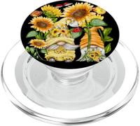 Sunflower GNOME Butterfly & Ladybug For Women Floral Flower PopSockets PopGrip para MagSafe