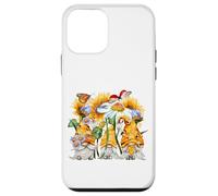 Sunflower GNOME For Beekeeper Daisy Flower and Honey Bee Carcasa para iPhone 12 Mini