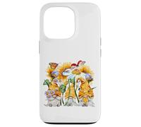 Sunflower GNOME For Beekeeper Daisy Flower and Honey Bee Carcasa para iPhone 13 Pro