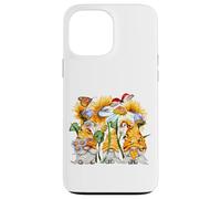 Sunflower GNOME For Beekeeper Daisy Flower and Honey Bee Carcasa para iPhone 13 Pro MAX