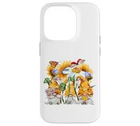 Sunflower GNOME For Beekeeper Daisy Flower and Honey Bee Carcasa para iPhone 14 Pro