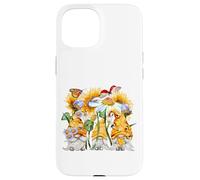 Sunflower GNOME For Beekeeper Daisy Flower and Honey Bee Carcasa para iPhone 15