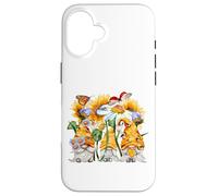 Sunflower GNOME For Beekeeper Daisy Flower and Honey Bee Carcasa para iPhone 16