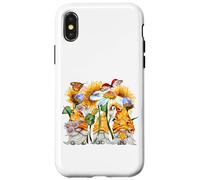 Sunflower GNOME For Beekeeper Daisy Flower and Honey Bee Carcasa para iPhone X/XS