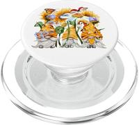 Sunflower GNOME For Beekeeper Daisy Flower and Honey Bee PopSockets PopGrip para MagSafe