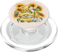 Sunflower GNOME for Mother and Gardener Who Loves Gardening PopSockets PopGrip para MagSafe