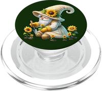 Sunflower GNOME For Women Men Funny Gardener Love Gardening PopSockets PopGrip para MagSafe