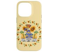 Sunflower GNOME For Women Shows Heart and Love For Summer Carcasa para iPhone 14 Pro