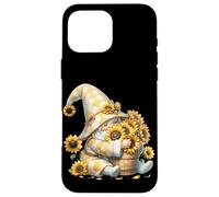 Sunflower GNOME Graphic For Women Flower Lover and Summer Carcasa para iPhone 16 Pro MAX