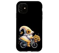 Sunflower GNOME On Vintage Bike For Retired Mom and Dad Life Carcasa para iPhone 11
