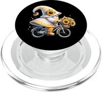 Sunflower GNOME On Vintage Bike For Retired Mom and Dad Life PopSockets PopGrip para MagSafe