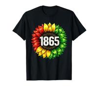 Sunflower Juneteenth 1865 Freedom Celebration Camiseta
