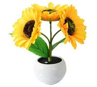 Sunflower Lamp Birthday Gifts for Women Sunflowers Flower Lamp Night Light for Bedroom Decor Dimming Table Anniversary Valentines Day Birthday Gift for Her Mom Wife Friends Girlfriend Teacher Grandma