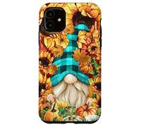 Sunflower Pattern Autumn GNOME For Women Pumpkin Fall Yall Carcasa para iPhone 11