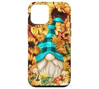Sunflower Pattern Autumn GNOME For Women Pumpkin Fall Yall Carcasa para iPhone 12 Mini