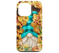 Sunflower Pattern Autumn GNOME For Women Pumpkin Fall Yall Carcasa para iPhone 13 Pro