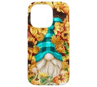 Sunflower Pattern Autumn GNOME For Women Pumpkin Fall Yall Carcasa para iPhone 14 Pro