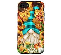 Sunflower Pattern Autumn GNOME For Women Pumpkin Fall Yall Carcasa para iPhone SE (2020) / 7/8