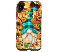 Sunflower Pattern Autumn GNOME For Women Pumpkin Fall Yall Carcasa para iPhone XS MAX