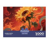 Sunflower Puzzle 1000 Pezzi per Se Détendre FAI Da Te, Intrattenimento Creativo, Divertimento Gioco Familiare Regali Natale per Adulti E Bambini Da 14 Anni E Più 70x50cm/1000pcs