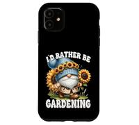 Sunflower Retirement GNOME For Mom ID Rather Be Gardening Carcasa para iPhone 11