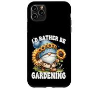 Sunflower Retirement GNOME For Mom ID Rather Be Gardening Carcasa para iPhone 11 Pro MAX