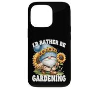 Sunflower Retirement GNOME For Mom ID Rather Be Gardening Carcasa para iPhone 13 Pro