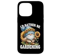 Sunflower Retirement GNOME For Mom ID Rather Be Gardening Carcasa para iPhone 14 Pro MAX